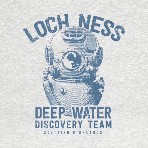 Loch Ness Deep Water Discovery Team by MindsparkCreative